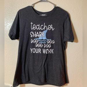 Women's Teacher Shark Tshirt
